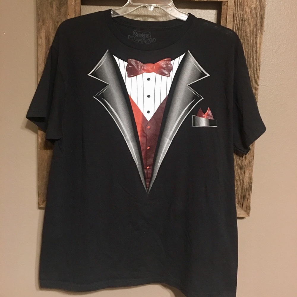 Men’s Tuxedo Novelty T-Shirt XL